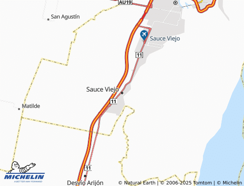 MICHELIN Sauce Viejo map - ViaMichelin
