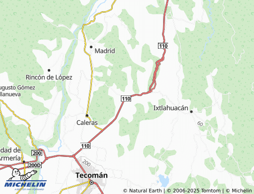 MICHELIN Ejido La Salada map - ViaMichelin