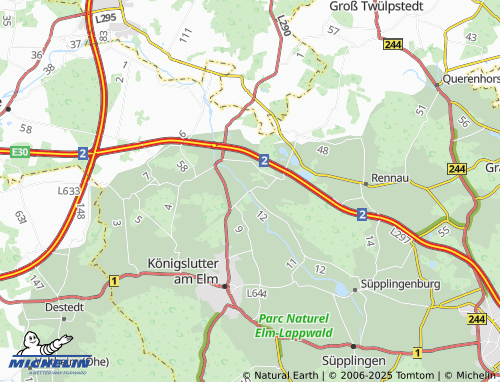 MICHELIN Beienrode map - ViaMichelin