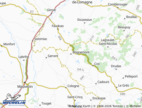Mappa MICHELIN Brignemont - ViaMichelin