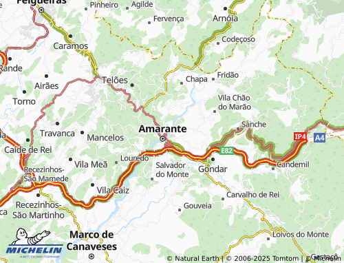 MICHELIN-Landkarte Costa Grande - ViaMichelin