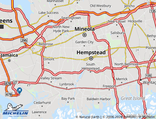 Mapa MICHELIN West Hempstead - ViaMichelin