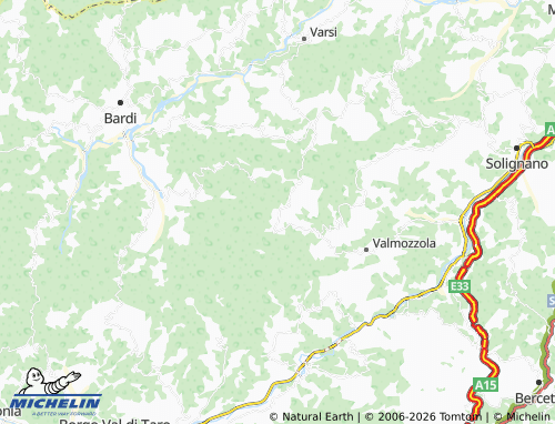 MICHELIN La Valle map - ViaMichelin