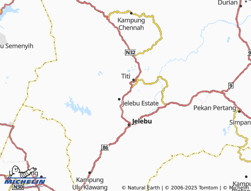 MICHELIN Taman Sri Kenaboi map - ViaMichelin