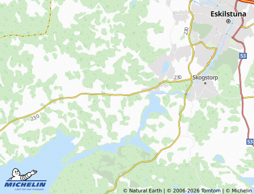 Carte MICHELIN Tiggeby - ViaMichelin