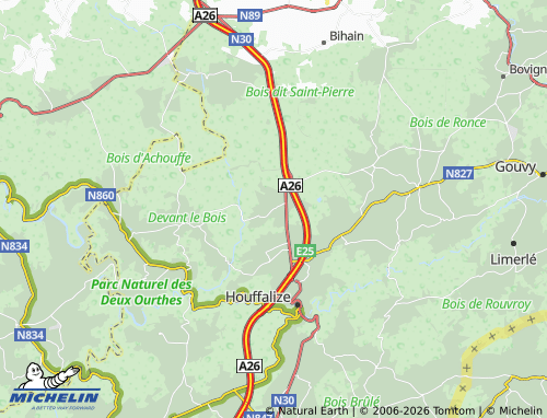 MICHELIN Dinez map - ViaMichelin