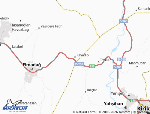 MICHELIN Kayadibi map - ViaMichelin