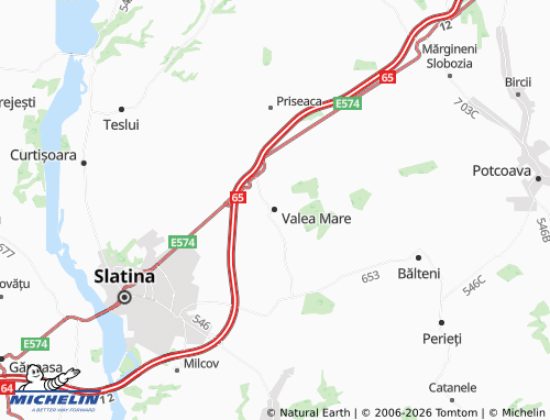 Carte MICHELIN Valea Mare - ViaMichelin