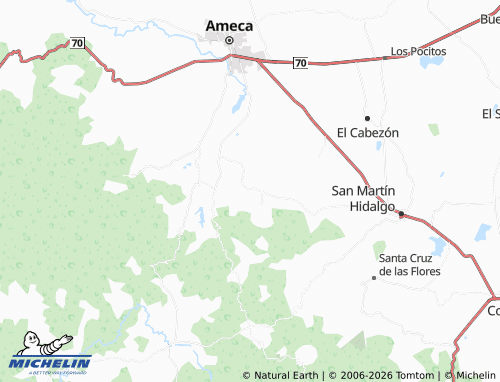 Mappa MICHELIN Santa María de La Huerta - ViaMichelin