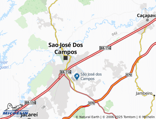 MICHELIN Vila Projeto Industrial map - ViaMichelin