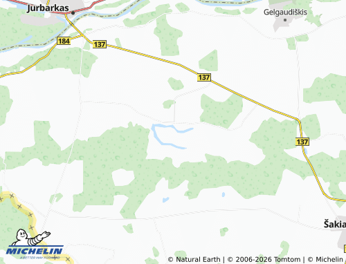 Mappa MICHELIN Voveriai - ViaMichelin