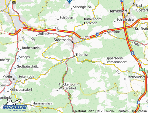Mappa MICHELIN Tröbnitz - ViaMichelin