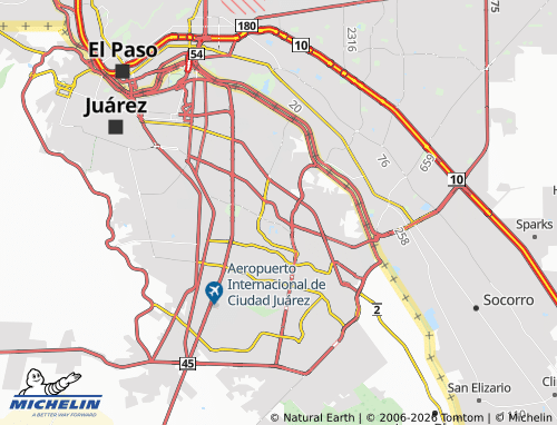 MICHELIN Bosques de Santa Fe map - ViaMichelin