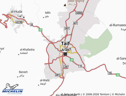 Carte MICHELIN al-'Aqeeq - ViaMichelin
