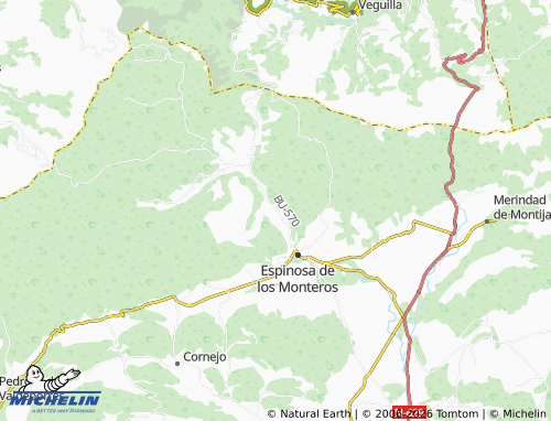 MICHELIN Bárcenas map - ViaMichelin