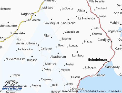 MICHELIN Bagacay map - ViaMichelin