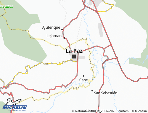 MICHELIN La Paz map - ViaMichelin