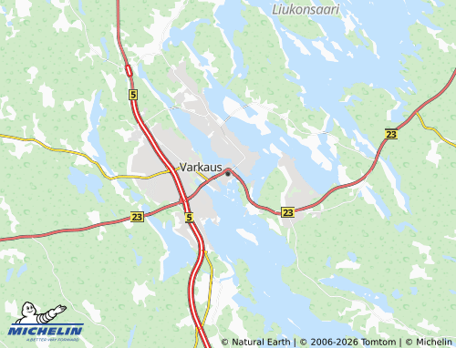 MICHELIN-Landkarte Varkaus - ViaMichelin