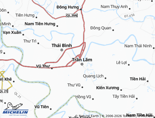 Mapa MICHELIN Thai Binh - ViaMichelin