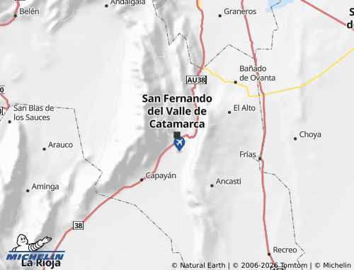 Carte MICHELIN Catamarca - ViaMichelin