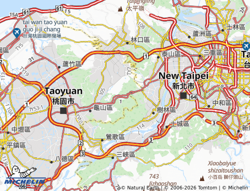 MICHELIN Jianshanjiao map - ViaMichelin