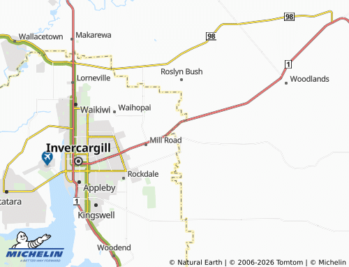 Mapa MICHELIN Kennington - ViaMichelin