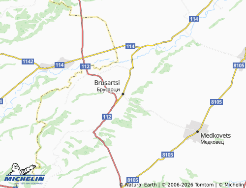Mappa MICHELIN Brusartsi - ViaMichelin