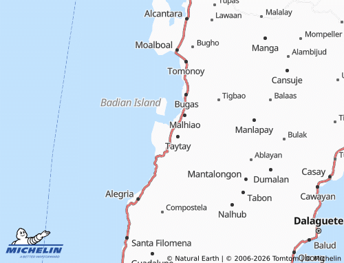 MICHELIN Banhigan map - ViaMichelin