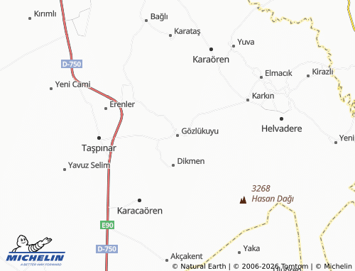 Mappa MICHELIN Gözlükuyu - ViaMichelin