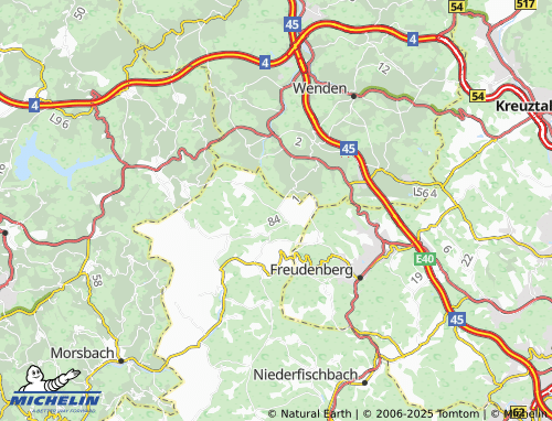 MICHELIN Wildenburg Bahnhof map - ViaMichelin