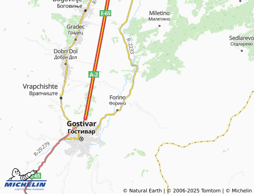 MICHELIN Chegrane map - ViaMichelin