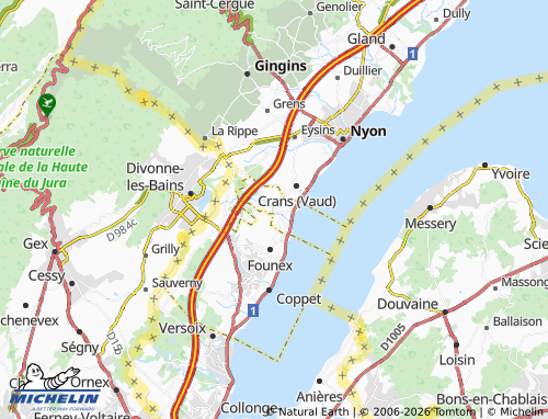 Mappa MICHELIN Céligny - ViaMichelin