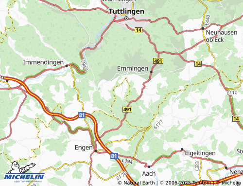 MICHELIN-Landkarte Biesendorf - ViaMichelin