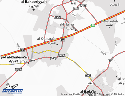 MICHELIN-Landkarte al-Malah - ViaMichelin