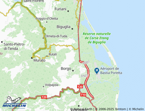MICHELIN Valrose map - ViaMichelin