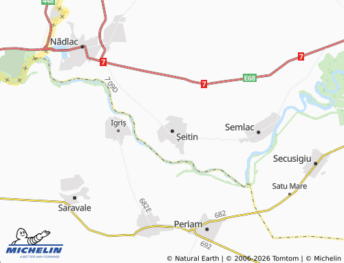 Mappa MICHELIN Șeitin - ViaMichelin