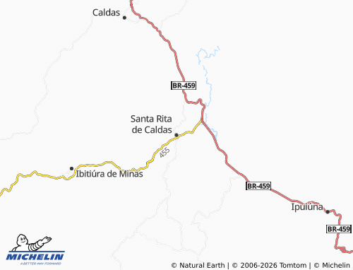 Mappa MICHELIN Santa Rita de Caldas - ViaMichelin
