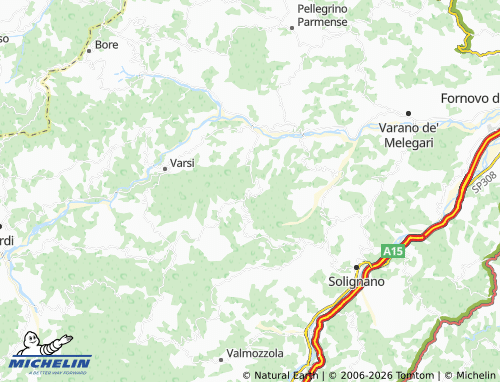 MICHELIN Contile map - ViaMichelin