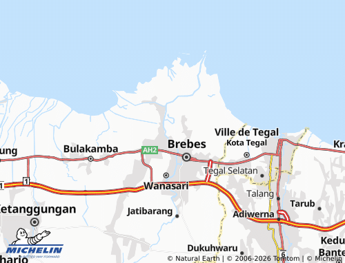 Carte MICHELIN Pasar Batang - ViaMichelin