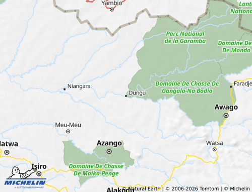 MICHELIN Dungu map - ViaMichelin