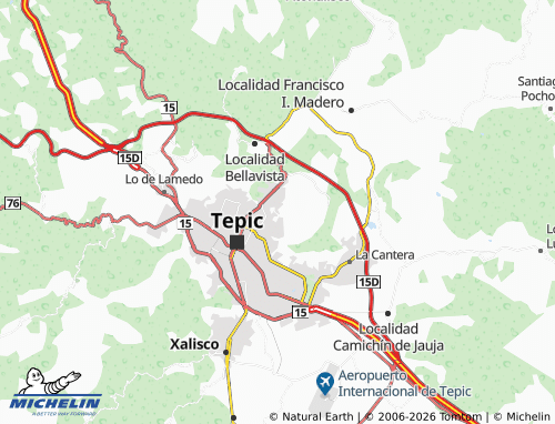 Mappa MICHELIN Villas de Aztlán - ViaMichelin