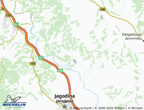 Mapa MICHELIN Duboka - ViaMichelin