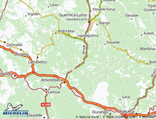 MICHELIN Gorozika map - ViaMichelin