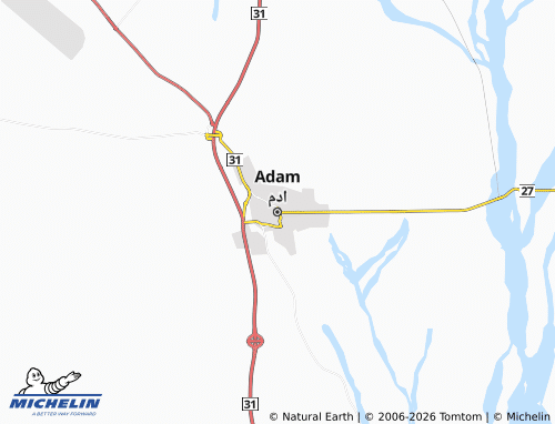 Mappa MICHELIN Adam - ViaMichelin