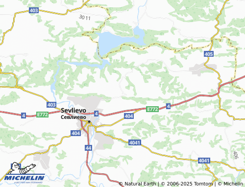 MICHELIN Krushevo map - ViaMichelin