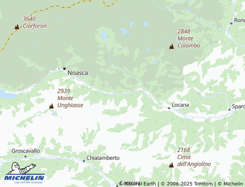 MICHELIN Fornolosa map - ViaMichelin