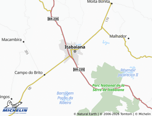 MICHELIN Marianga map - ViaMichelin