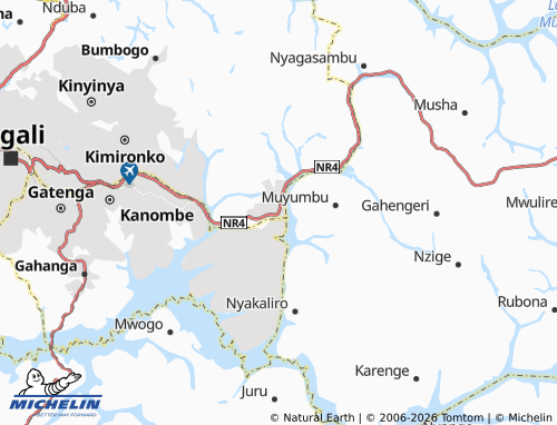 MICHELIN Kabuga I map - ViaMichelin