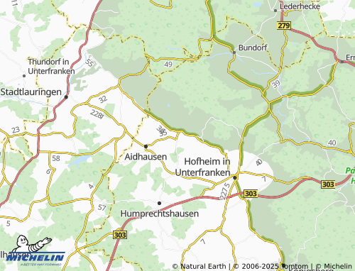 Carte MICHELIN Happertshausen - ViaMichelin