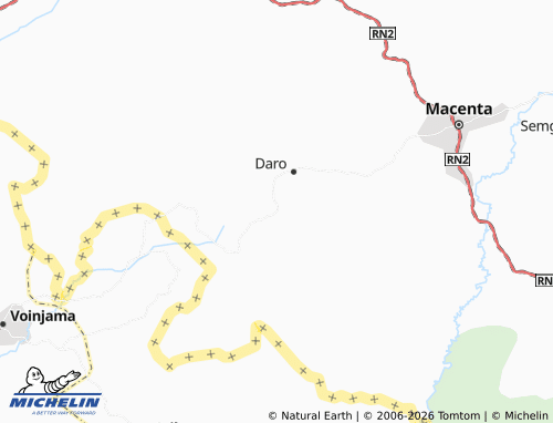 MICHELIN Sourounka map - ViaMichelin
